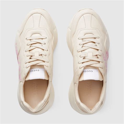 women's rhyton 'lemon gucci' sneaker|Gucci .